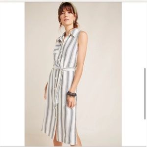 Anthropologie Maeve Esther Striped Shirtdress 6